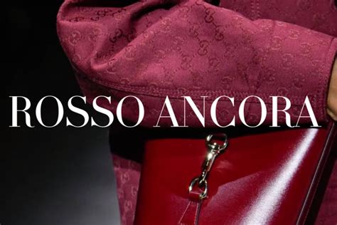 riviste gucci|gucci rosso ancora.